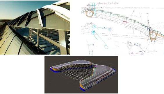 La canopée des Halles à Paris et sa maquette numérique : pour la résolution d'une problématique d'une géométrie complexe comme le système des couteaux.